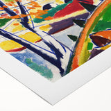 Modern Wall Art of Vibrant Abstract Landscape - Contemporary Design