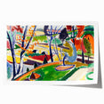Modern Wall Art of Vibrant Abstract Landscape - Contemporary Design