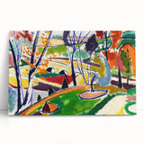 Modern Wall Art of Vibrant Abstract Landscape - Contemporary Design