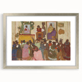 Modern Wall Art of Vibrant Dance Celebration - Abstract Contemporary Style