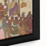 Modern Wall Art of Vibrant Dance Celebration - Abstract Contemporary Style