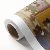 Modern Wall Art of Vibrant Dance Celebration - Abstract Contemporary Style