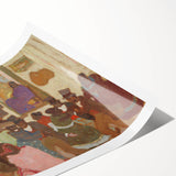 Modern Wall Art of Vibrant Dance Celebration - Abstract Contemporary Style