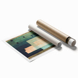 Modern Wall Art of Abstract Geometric Design - Contemporary Minimalism