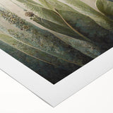 Abstract floral wall art design on rolled canvas, showcasing vibrant colors and intricate patterns. Perfect for modern home decor, enhancing any living space.