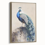 Framed canvas artwork showcasing a vibrant animal design with a gold frame, perfect for adding a touch of elegance to modern home decor. Ideal for animal lovers and art enthusiasts.