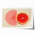 Rolled canvas print featuring assorted vibrant fruits, ideal for art wall dining room decor.