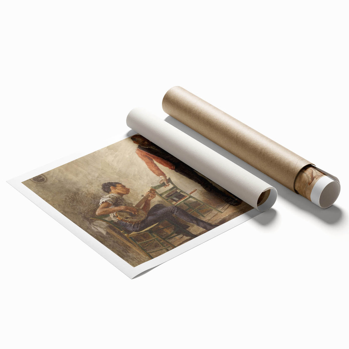 The Dancing Lesson Realism Art Print - Thomas Eakins Classic Canvas Decor
