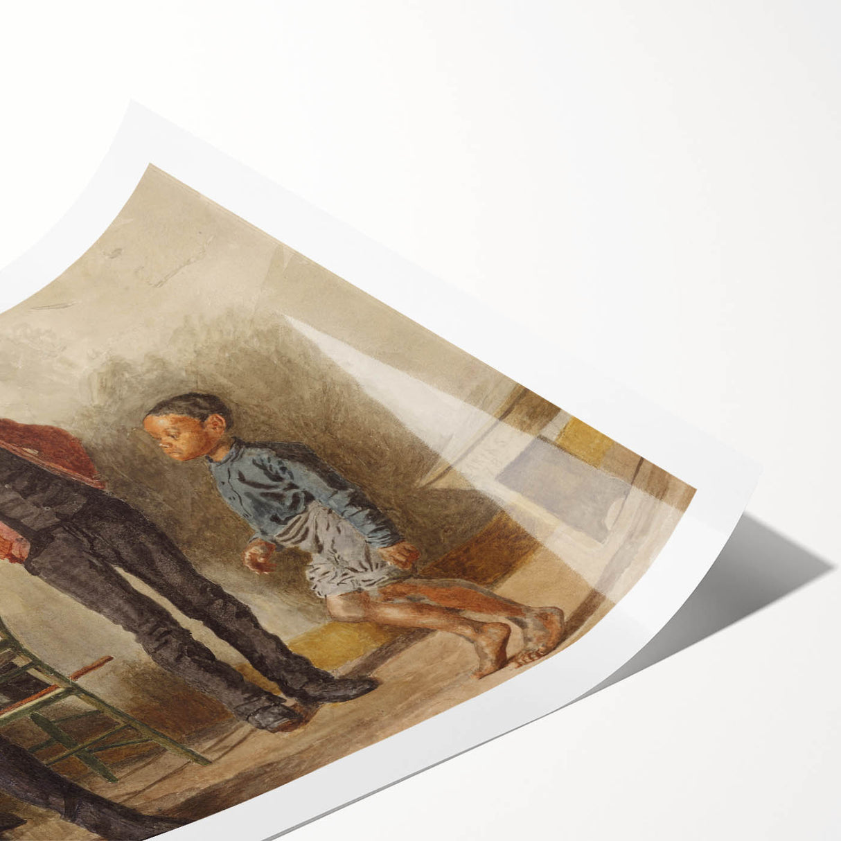 The Dancing Lesson Realism Art Print - Thomas Eakins Classic Canvas Decor