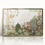 Woodland Animals Nursery Wall Art - Kids Room Prints & Decor