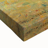 Modern Wall Art of a Tranquil Village Scene - Abstract Contemporary Style