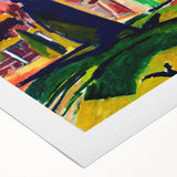 Modern Wall Art of Colorful Abstract Architecture - Bold Contemporary Style