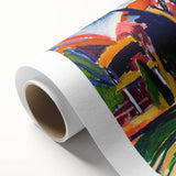 Modern Wall Art of Colorful Abstract Architecture - Bold Contemporary Style