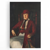 Modern Wall Art - Portrait of Mrs. Chester Dale in Rich Impressionist Style