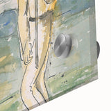 Modern Wall Art of Abstract Pilgrim Scene - Minimalist Contemporary Style