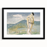 Modern Wall Art of Abstract Pilgrim Scene - Minimalist Contemporary Style