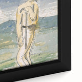 Modern Wall Art of Abstract Pilgrim Scene - Minimalist Contemporary Style