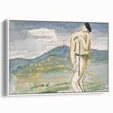 Modern Wall Art of Abstract Pilgrim Scene - Minimalist Contemporary Style