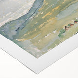 Modern Wall Art of Abstract Pilgrim Scene - Minimalist Contemporary Style