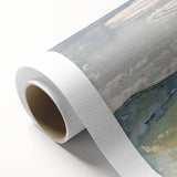 Modern Wall Art of Abstract Pilgrim Scene - Minimalist Contemporary Style