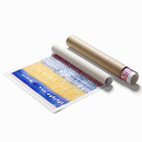 Modern Wall Art - Abstract Old City in Vibrant Geometric Patterns