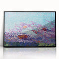 Modern Wall Art of Vibrant Ocean Coast - Abstract Contemporary Style