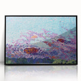 Modern Wall Art of Vibrant Ocean Coast - Abstract Contemporary Style