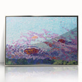 Modern Wall Art of Vibrant Ocean Coast - Abstract Contemporary Style