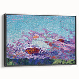 Modern Wall Art of Vibrant Ocean Coast - Abstract Contemporary Style