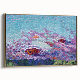 Modern Wall Art of Vibrant Ocean Coast - Abstract Contemporary Style