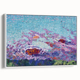 Modern Wall Art of Vibrant Ocean Coast - Abstract Contemporary Style