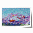 Modern Wall Art of Vibrant Ocean Coast - Abstract Contemporary Style
