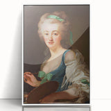 Classic Romantic Paintings - Anne Vallayer-Coster Portrait Canvas Art