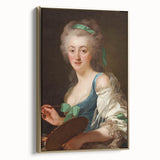 Classic Romantic Paintings - Anne Vallayer-Coster Portrait Canvas Art