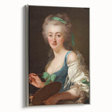 Classic Romantic Paintings - Anne Vallayer-Coster Portrait Canvas Art