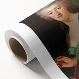 Classic Romantic Paintings - Anne Vallayer-Coster Portrait Canvas Art