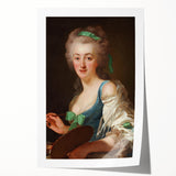 Classic Romantic Paintings - Anne Vallayer-Coster Portrait Canvas Art