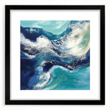 Fluid Acrylic Wall Decor – Coastal Tide Abstraction
