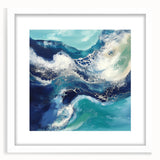 Fluid Acrylic Wall Decor – Coastal Tide Abstraction