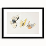 Black-framed animal artwork with a white mat, showcasing a vibrant design of various animals. Perfect for enhancing modern home decor or wildlife-themed spaces.