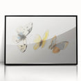Framed acrylic print showcasing a vibrant animal-themed design with a black border, ideal for modern home decor. Perfect for animal lovers seeking unique wall art.