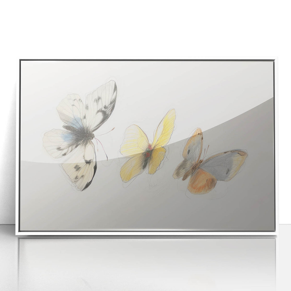 Framed acrylic artwork showcasing a vibrant animal design on a white background, ideal for modern home decor. Perfect for animal lovers and art enthusiasts.