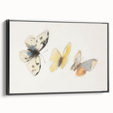 Framed canvas artwork showcasing a vibrant animal design in black, viewed from the side. Ideal for enhancing modern decor with a touch of wildlife charm.