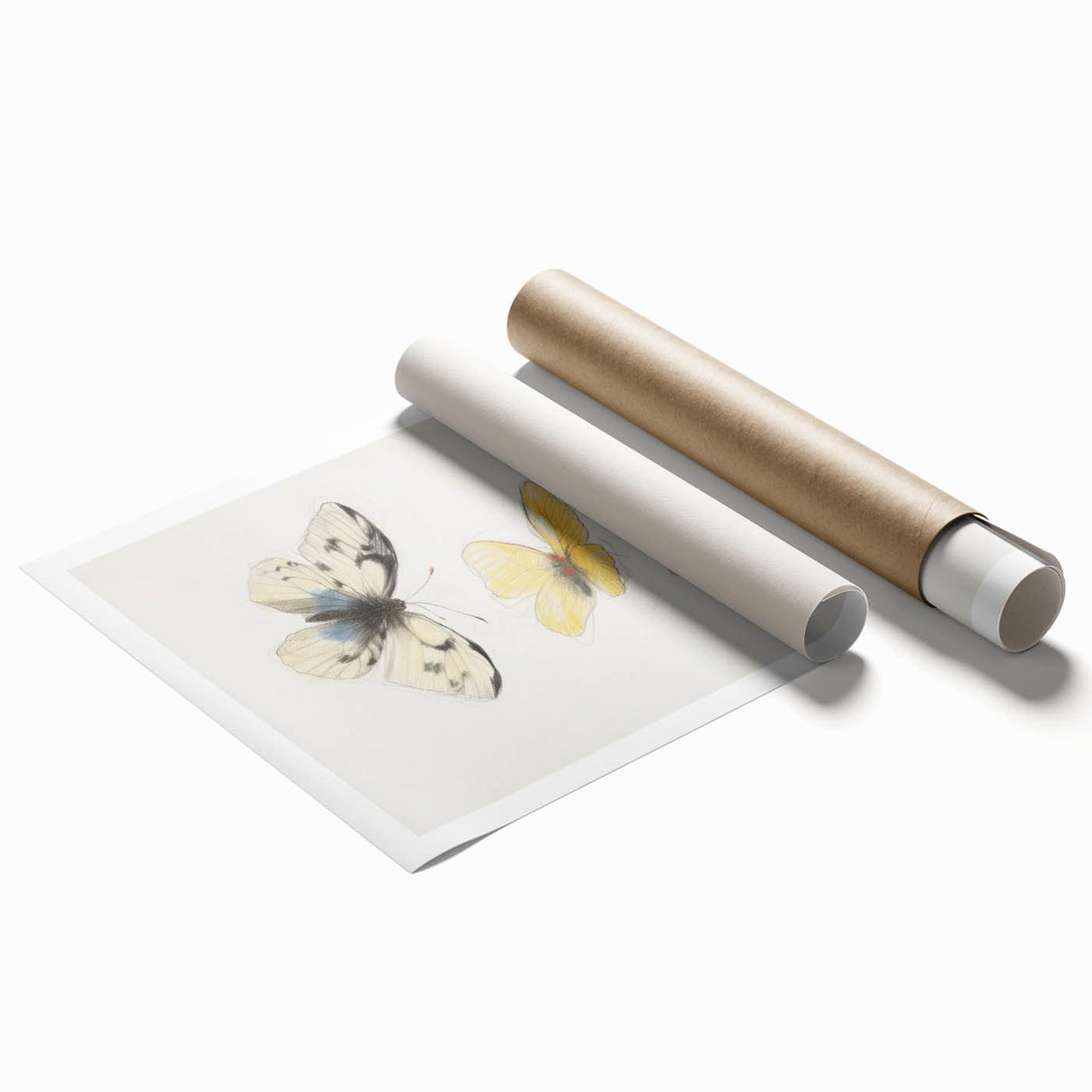 Rolled canvas print showcasing a vibrant animal design, featuring rich colors and intricate details, securely packaged in a durable cardboard tube for safe transport. Ideal for adding a unique touch to home decor, this artwork captures the essence of wildlife in an artistic format.