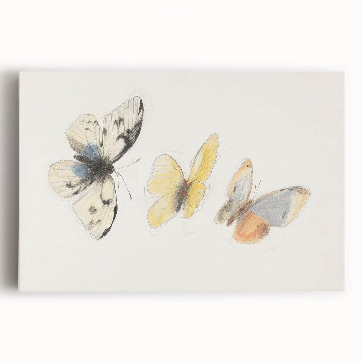 Colorful animal-themed stretched canvas artwork showcasing a vibrant design featuring various wildlife in a natural setting, ideal for home decor.