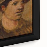 Head of a Laborer Realism Art Print - Ladislav Mednyánszky Portrait Canvas