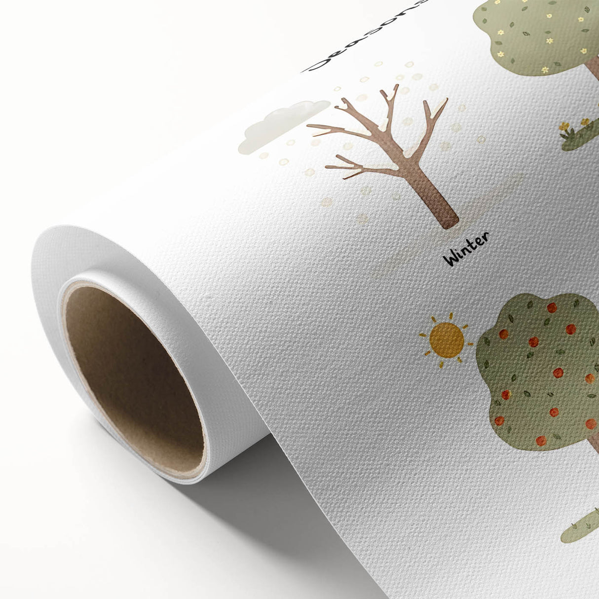 Seasons Kids Educational Wall Art - Learning Poster for Classrooms