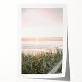 Extra large rolled canvas print featuring a floral design in pastel shades, ideal for dining room or bathroom wall art.