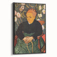 Black and white Van Gogh landscape painting on framed canvas, featuring subdued tones, ideal for bedroom wall art.
