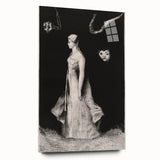 Modern Wall Art - Haunting Abstract Monochrome by Odilon Redon